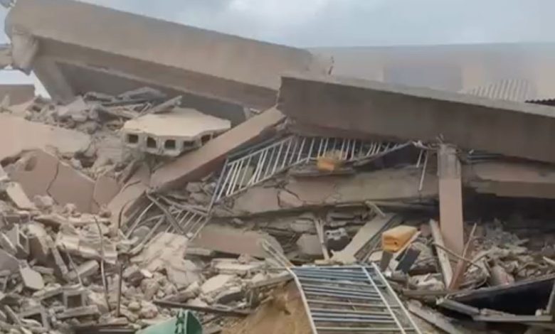 Pupils, Teachers Escape As School Building Collapses In Lagos