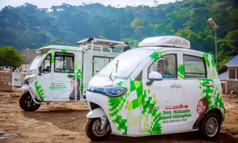 Senator Natasha Gives Electric Vehicles To Over 100 Beneficiaries In Kogi Senator Natasha Gives Electric Vehicles To Over 100 Beneficiaries In Kogi