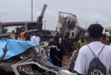 Four Killed, Four Injured As Truck Crashes Into Commercial Bus On Lekki–Epe Expressway