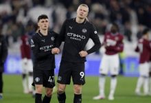Man City Stumble At West Ham In Blow To League Title Bid