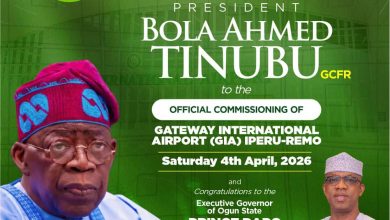 Aare Adetola Emmanuelking Welcomes President Tinubu To Gateway International Airport Commissioning In Iperu-Remo