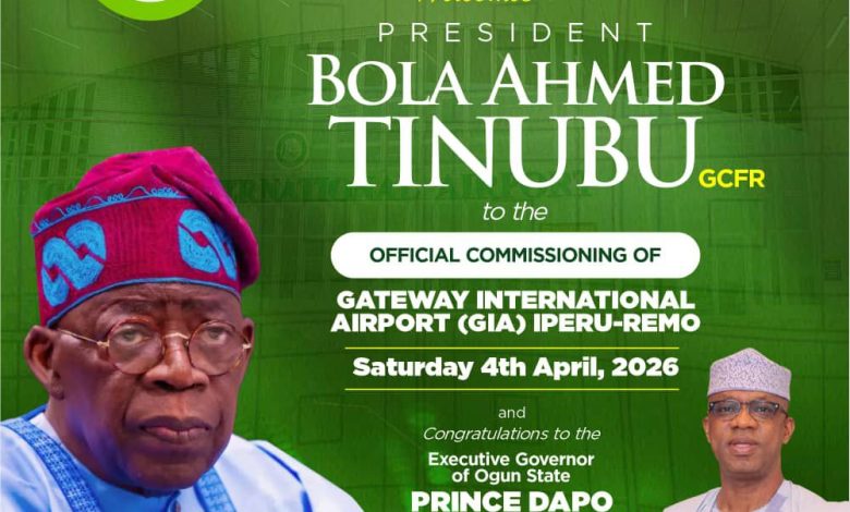 Aare Adetola Emmanuelking Welcomes President Tinubu To Gateway International Airport Commissioning In Iperu-Remo