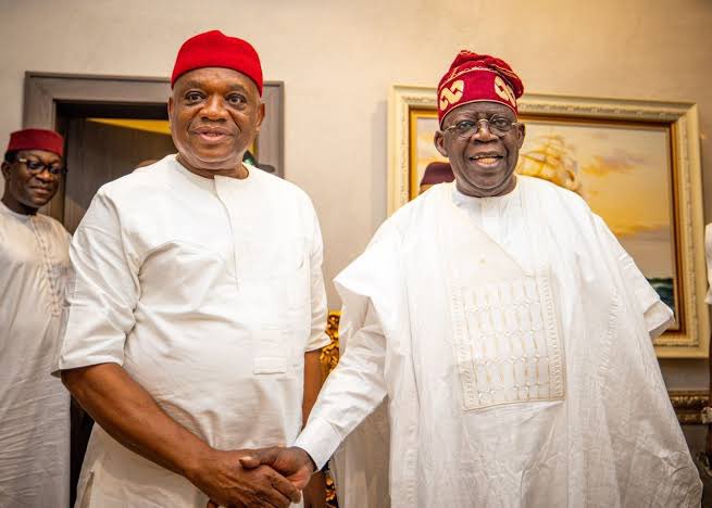 President Tinubu Felicitates Senator Orji Uzor Kalu On His 65th Birthday