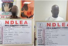 NDLEA Intercepts Cocaine, Loud In Food Flasks, Snacks, Arrests Two Cargo Agents