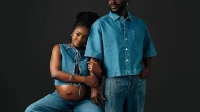 Photos: Adekunle Gold, Simi Celebrate Birth of Second Child