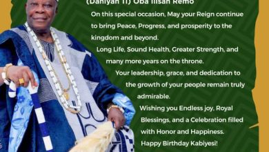 Aare Adetola EmmanuelKing Felicitates Olofin of Ilisan Remo On 86th Birthday