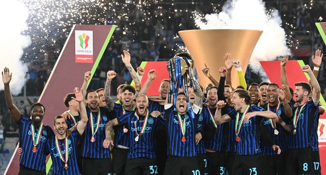 Inter Milan Win Italian Cup To Secure Domestic Double
