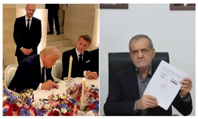 War: Trump, Iranian President, Masoud Pezeshkian Sign Peace Deal War: Trump, Iranian President, Masoud Pezeshkian Sign Peace Deal