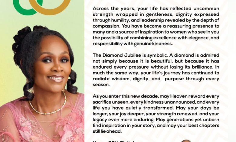 Adron Group Chairman Pays Glowing Tribute To Ogun First Lady At 60