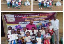 Zakat And Sadaqat Foundation Distributes School Bags, Stationery To Schools In Ogun Waterside