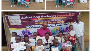 Zakat And Sadaqat Foundation Distributes School Bags, Stationery To Schools In Ogun Waterside