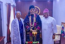 Photos: Adeola Visits Olowu, Accepts Aare Bobatolu Title, Backs Olowu Hope Initiative