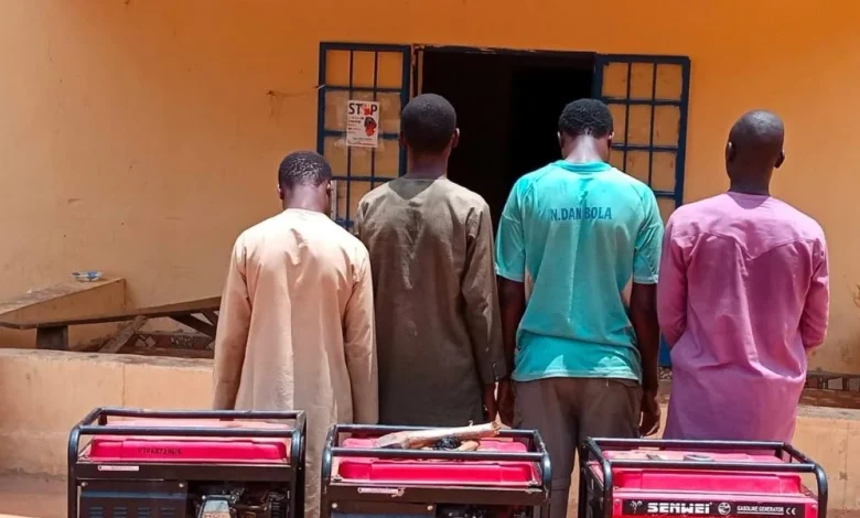 Police Arrest Four, Recover Generators Stolen From INEC Office