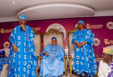 Photos: Adeola Pledges Equitable Development, Donates 30-Seater Bus to Remo Traditional Council