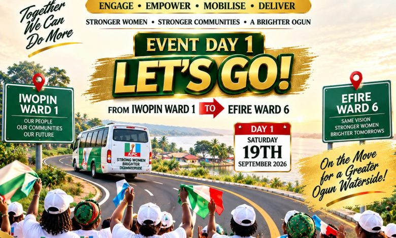 APC Women Launch 3-Day Sensitisation Rally In Ogun Waterside