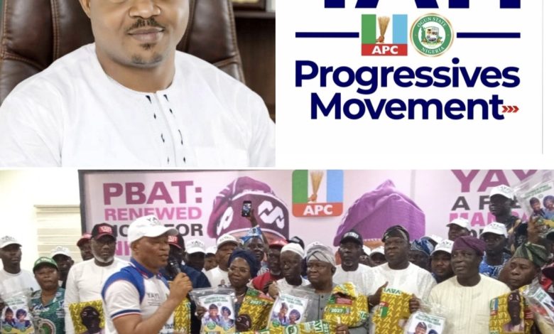 2027: Yayi Progressives Movement Presents Campaign Items To Sen Adeola