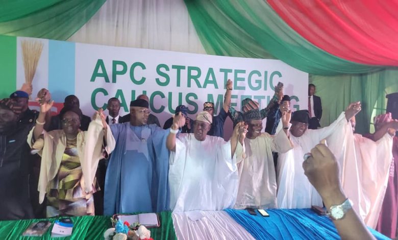 2027: Osoba, Lekan Mustapha, Sen Amosun Lead Ogun APC 156-Man Campaign Council