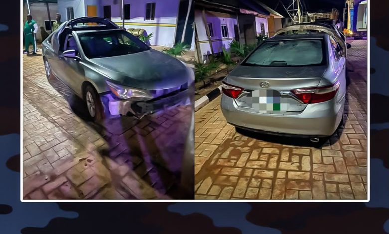 Police Track Stolen Car To Ogun Hotel, Arrest One Police Track Stolen Car To Ogun Hotel, Arrest One
