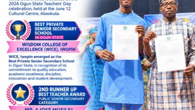 Waterside Makes Waves As WICE, Ajose Musiliu Win Top Honours At Teachers’ Day 2026