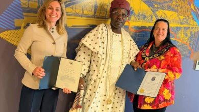 King of Imobi, Oba Balogun Bags Canada Cultural Ambassador Award, Gets Royal Honour From Mayor of Haldimand